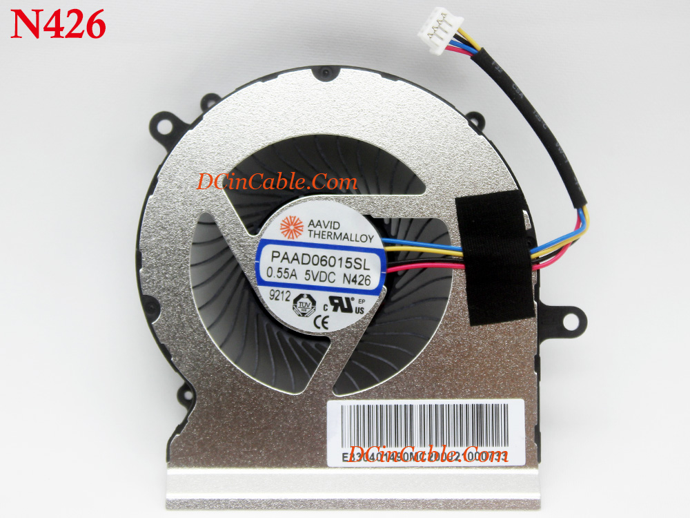 (image for) Free Shipping Laptop Fan AAVID PABD07012SH N425 PAAD06015SL N426 for MSI CPU GPU Cooling Left Right Cooler Inside System Assembly